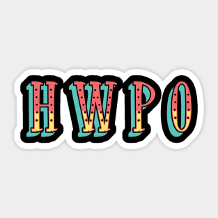 HWPO Sticker